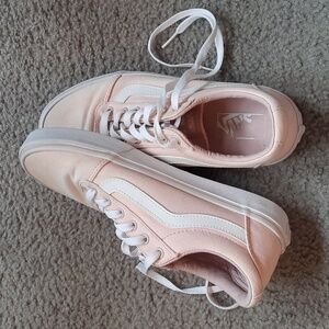 Vans ~ Women's size 9 ~ Peach colored sneakers